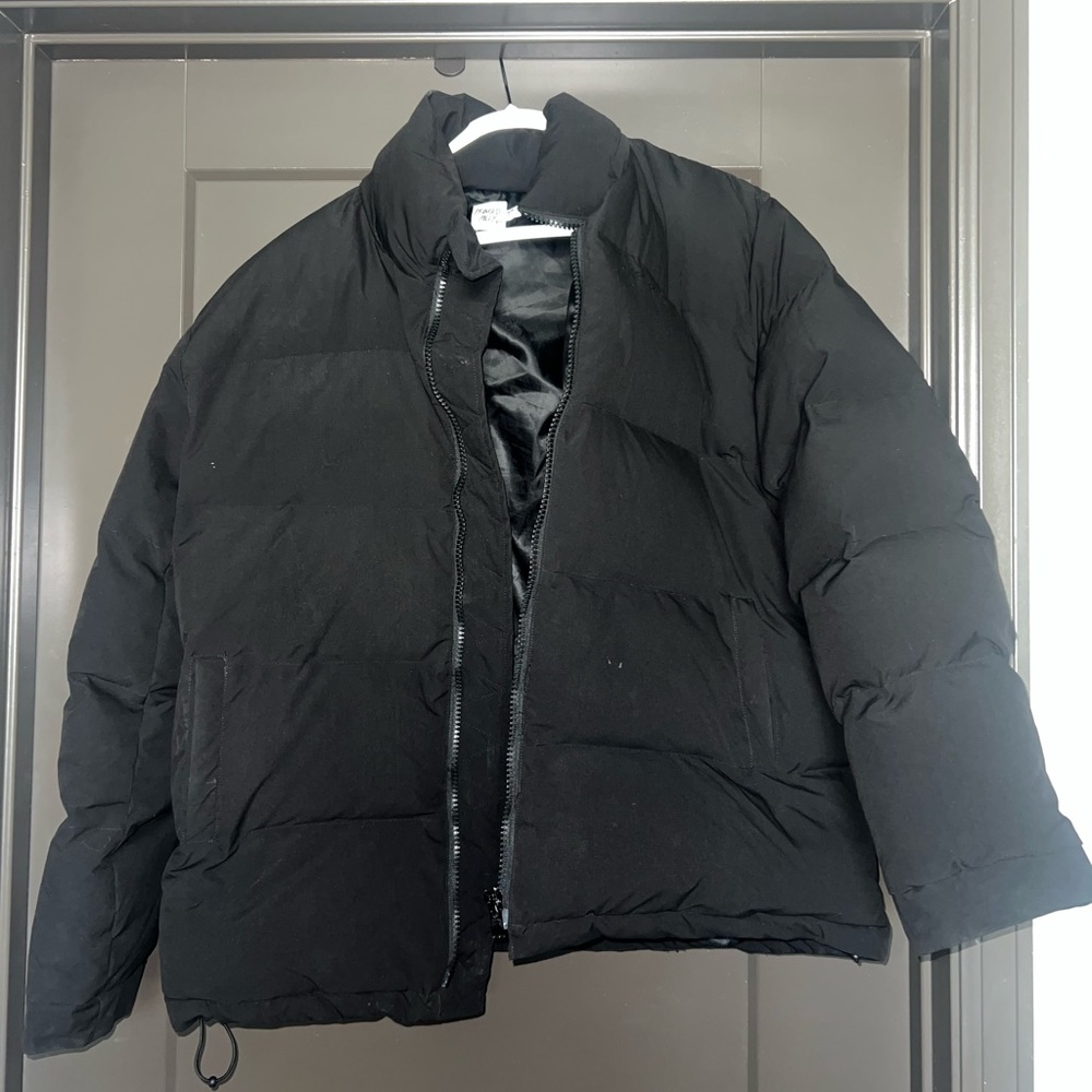 Princess Polly Black Puffer Jacket